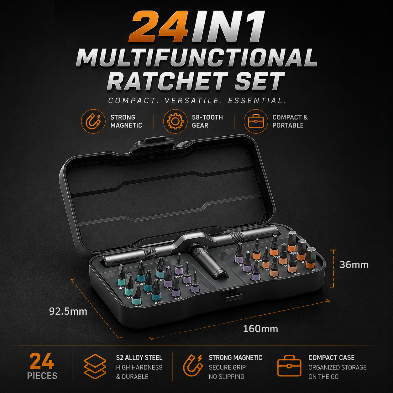 Multifunctional Ratchet Set