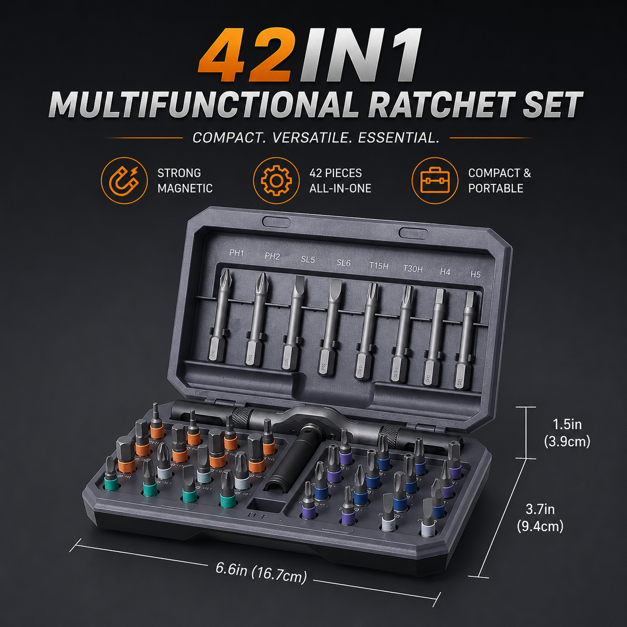 Multifunctional Ratchet Set