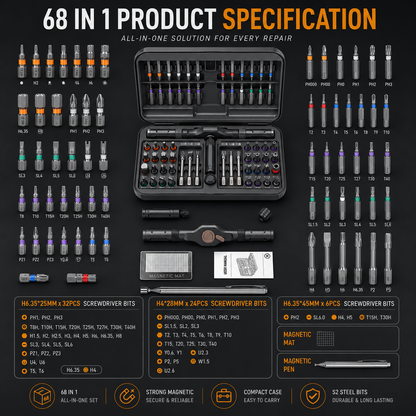Multifunctional Ratchet Set