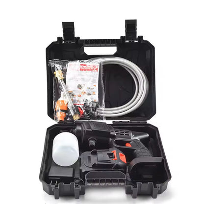 Infinite High-Pressure Car Wash Machine 1200 PSI - Portable Electric Washer with 45min Runtime 6-in-1 Nozzle Ergonomic Handle