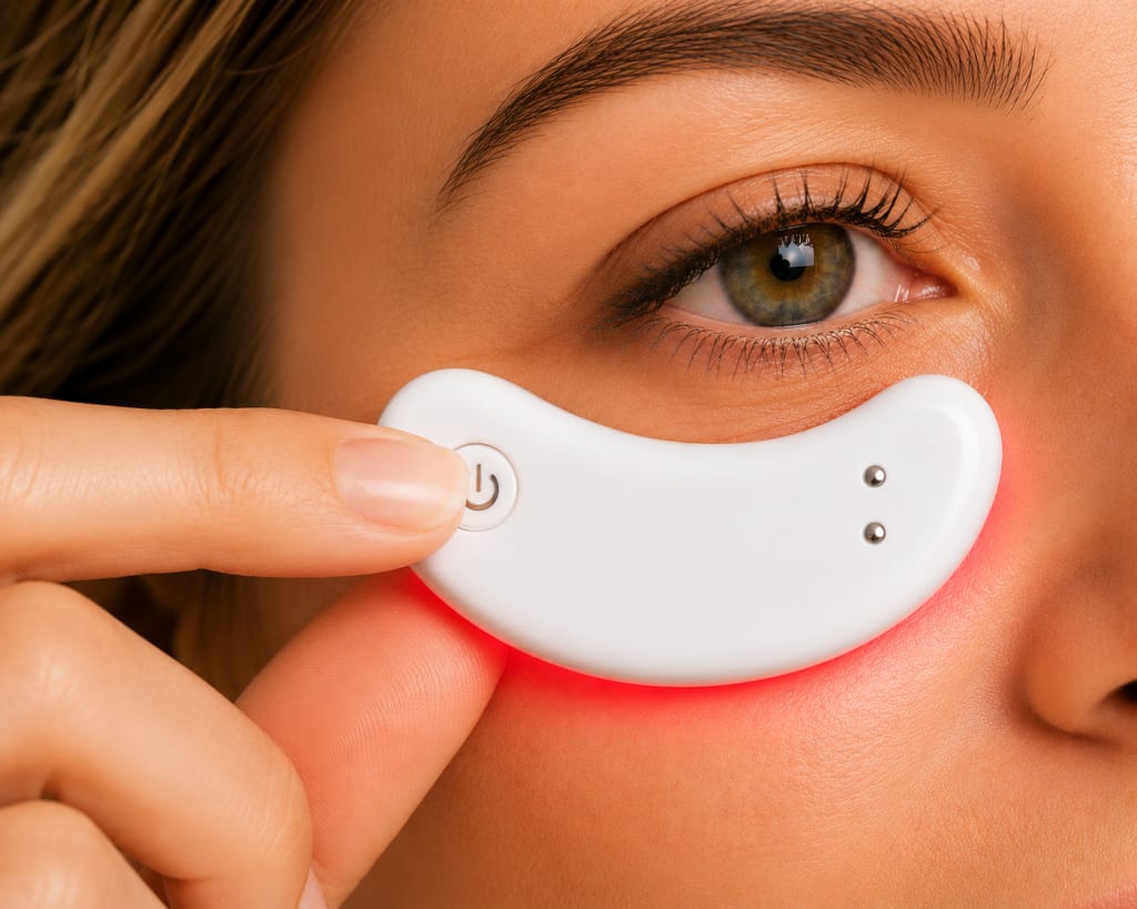 DermaPulse Red Light Eye Patches
