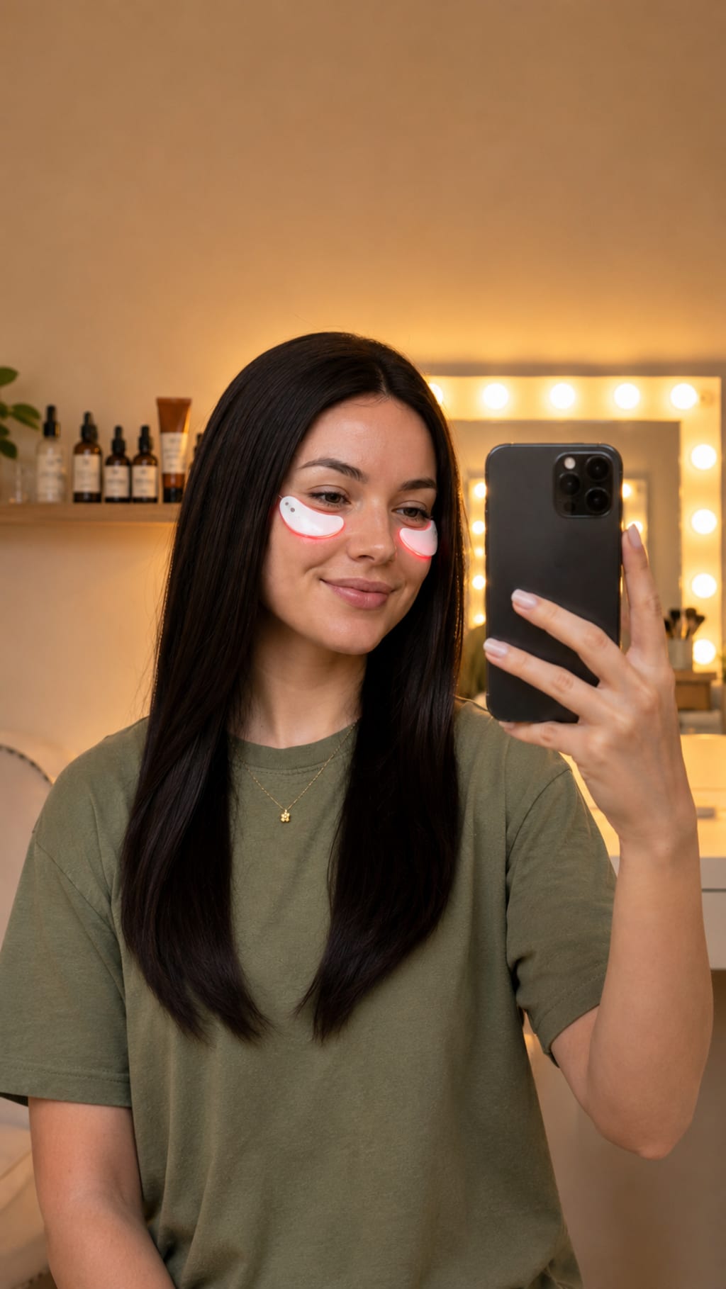 DermaPulse Red Light Eye Patches