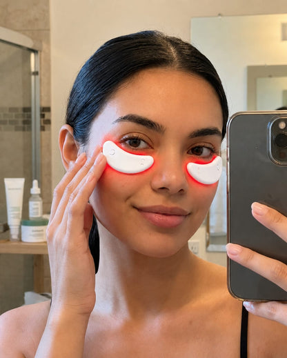 DermaPulse Red Light Eye Patches