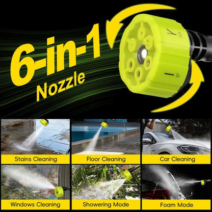 Cordless Pressure Washer Gun | Portable 21V Car Wash Kit