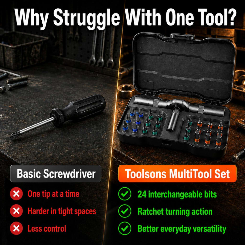 Multifunctional Ratchet Set
