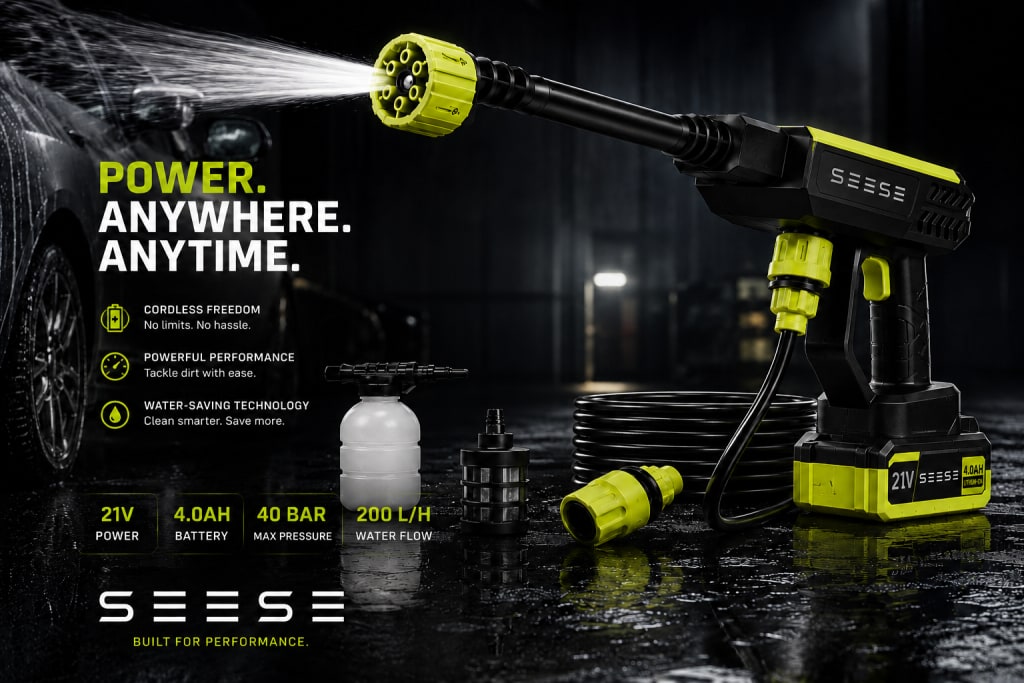 SEESE CORDLESS WASHER PRESSURE