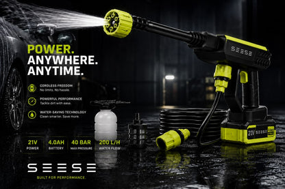 SEESE CORDLESS WASHER PRESSURE